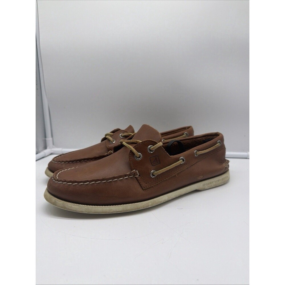 Sperry Original 2 Eye Boat Shoes Men’s 10.5 M Brown Leather 0532002